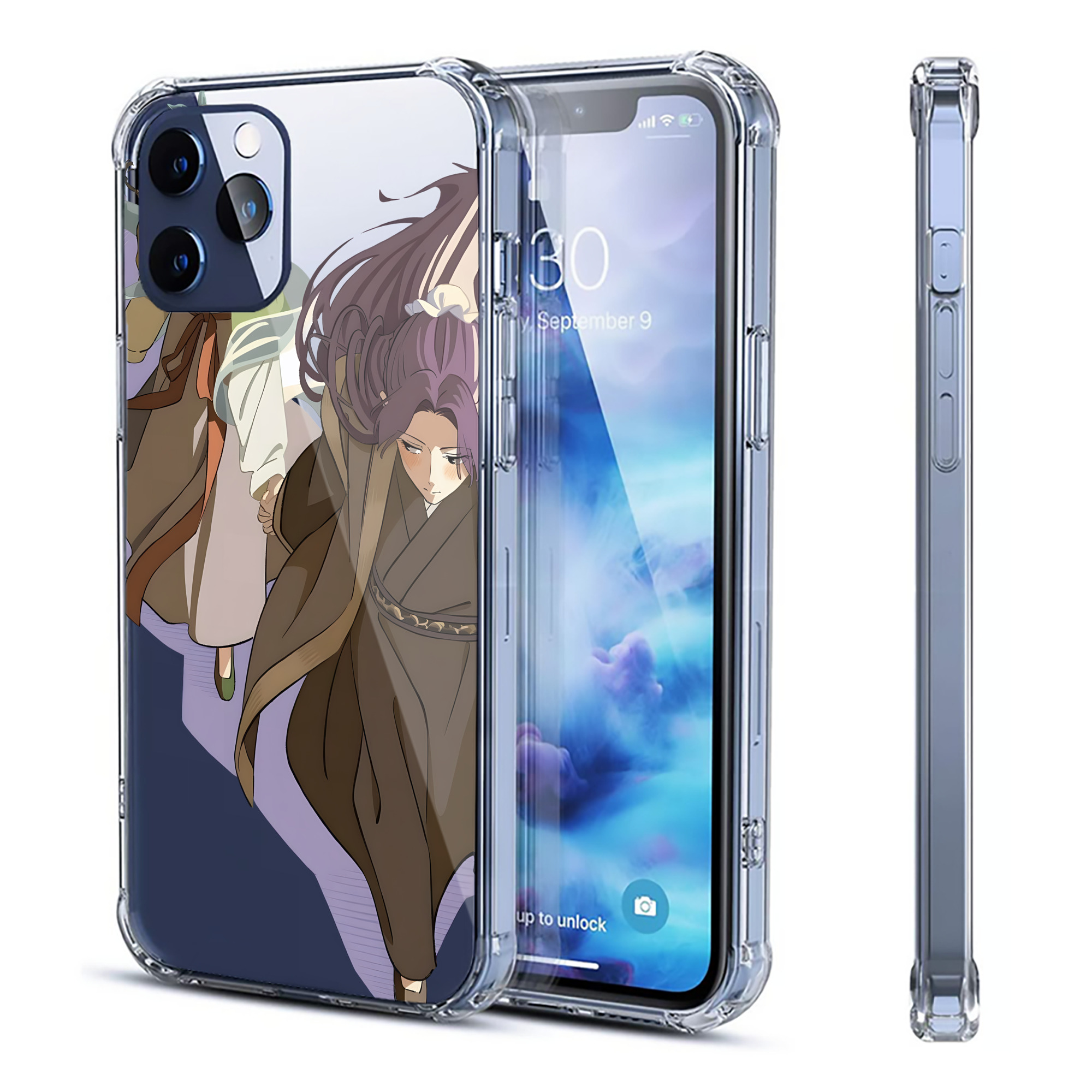 （画像用） 薬屋のひとりごと The Apothecary Diaries 【iPhone 12シリーズ対応】透明スマホケース（クリアソフトケース）